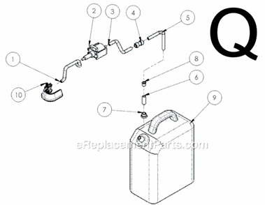Page H Diagram and Parts List for MK-TX-3  MK Diamond Tile Saw